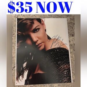 Katie Holmes Dawsons Creek Batman Movie Signed Autograph 8x10 Celebrity Photo